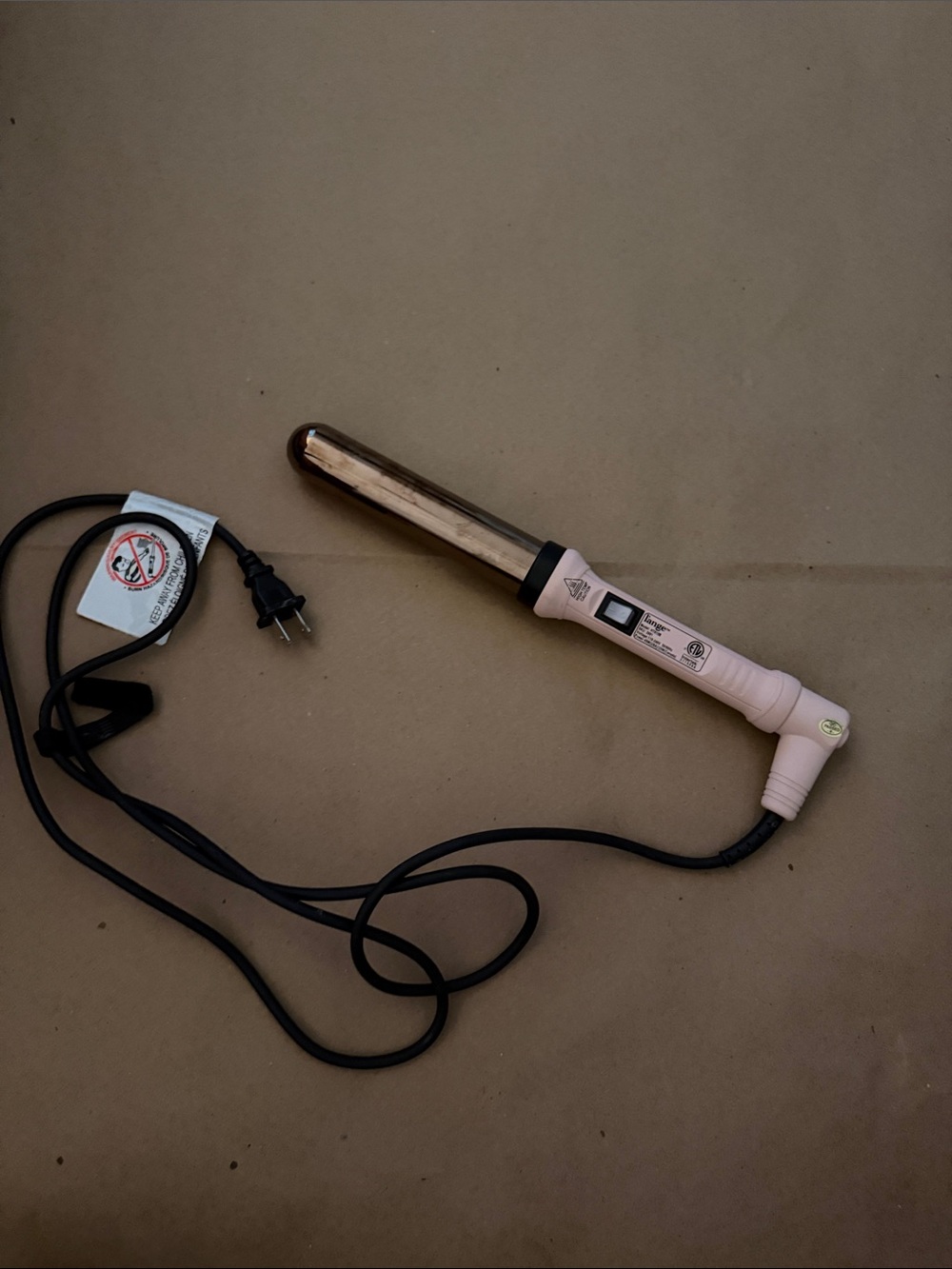 L’ange Pink Ceramic Curling Wand - Hair Styling Tool